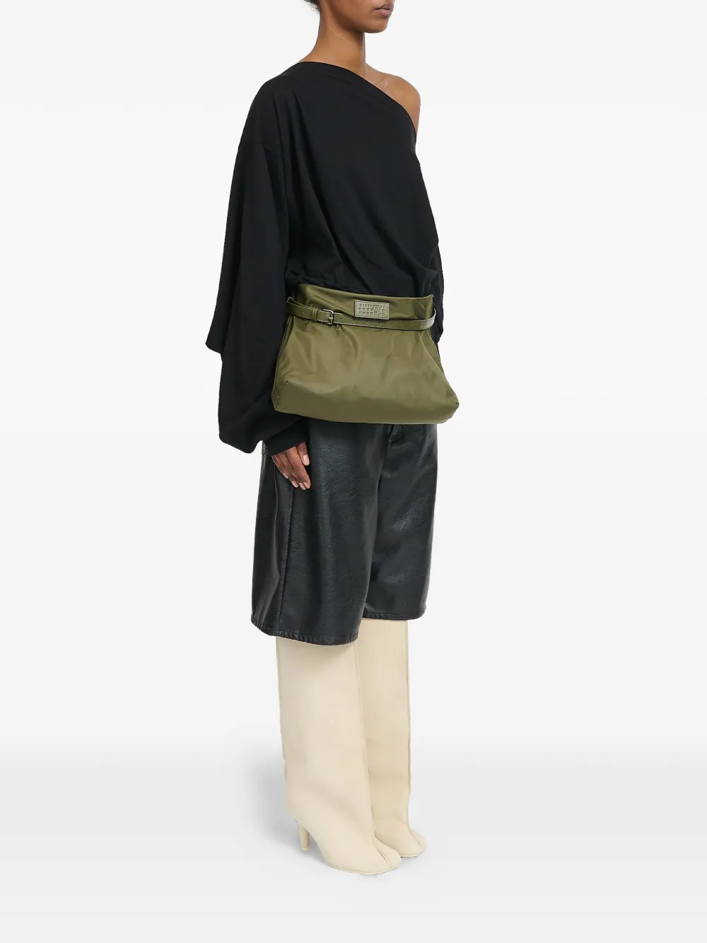 MM6 Maison Margiela Crossbodytas met logopatch Groen