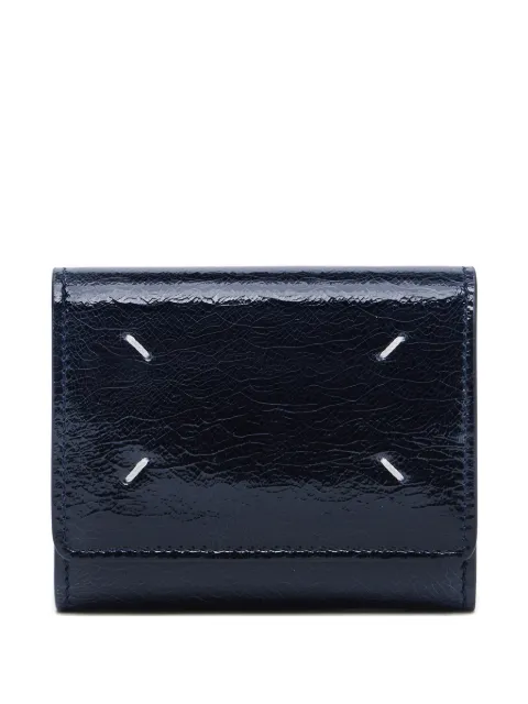 Maison Margiela Four Stitches crackled leather wallet