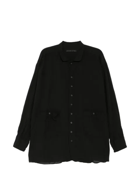 Klasica button-up patch-pocket shirt
