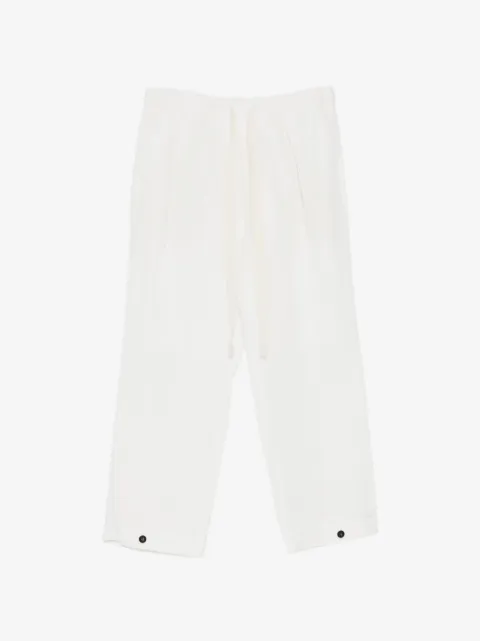 Klasica drawstring button-cuff trousers