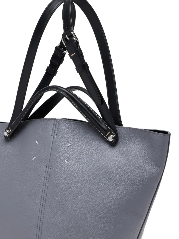 Maison Margiela ドレスエイジ レザーハンドバッグ | グレー | FARFETCH JP