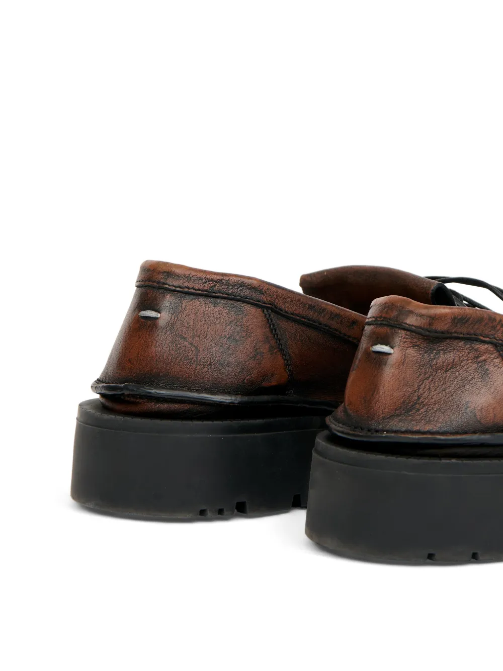 Maison Margiela Loafers met franjes Bruin