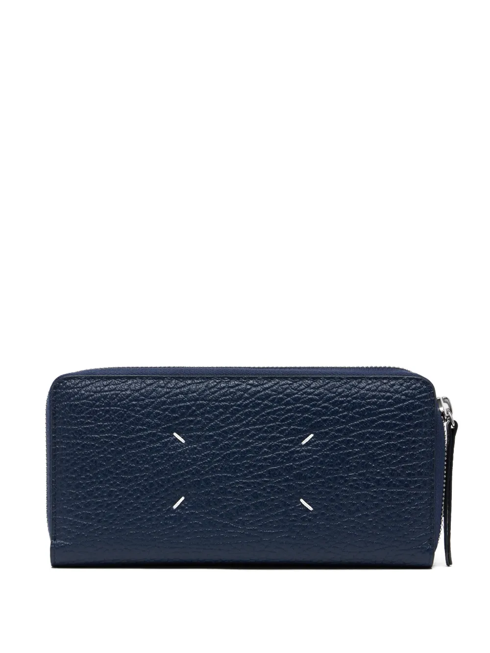 Maison Margiela Four Stitch portemonnee van bewerkt leer Blauw