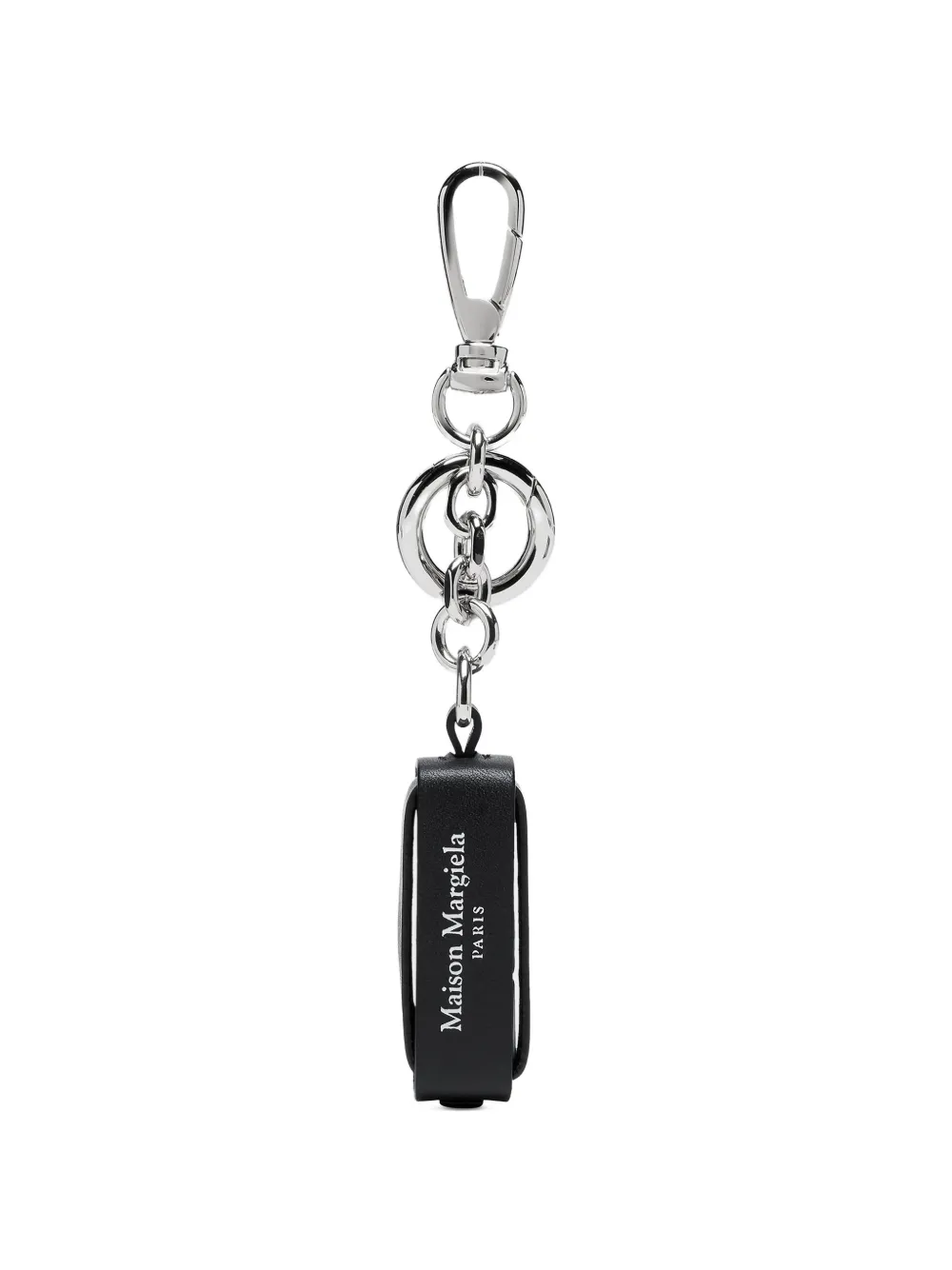 Maison Margiela leather dice keyrings - Black