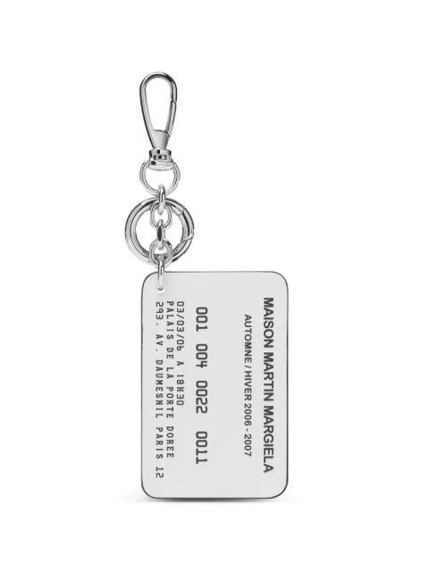 Maison Margiela confetti-print keyring card