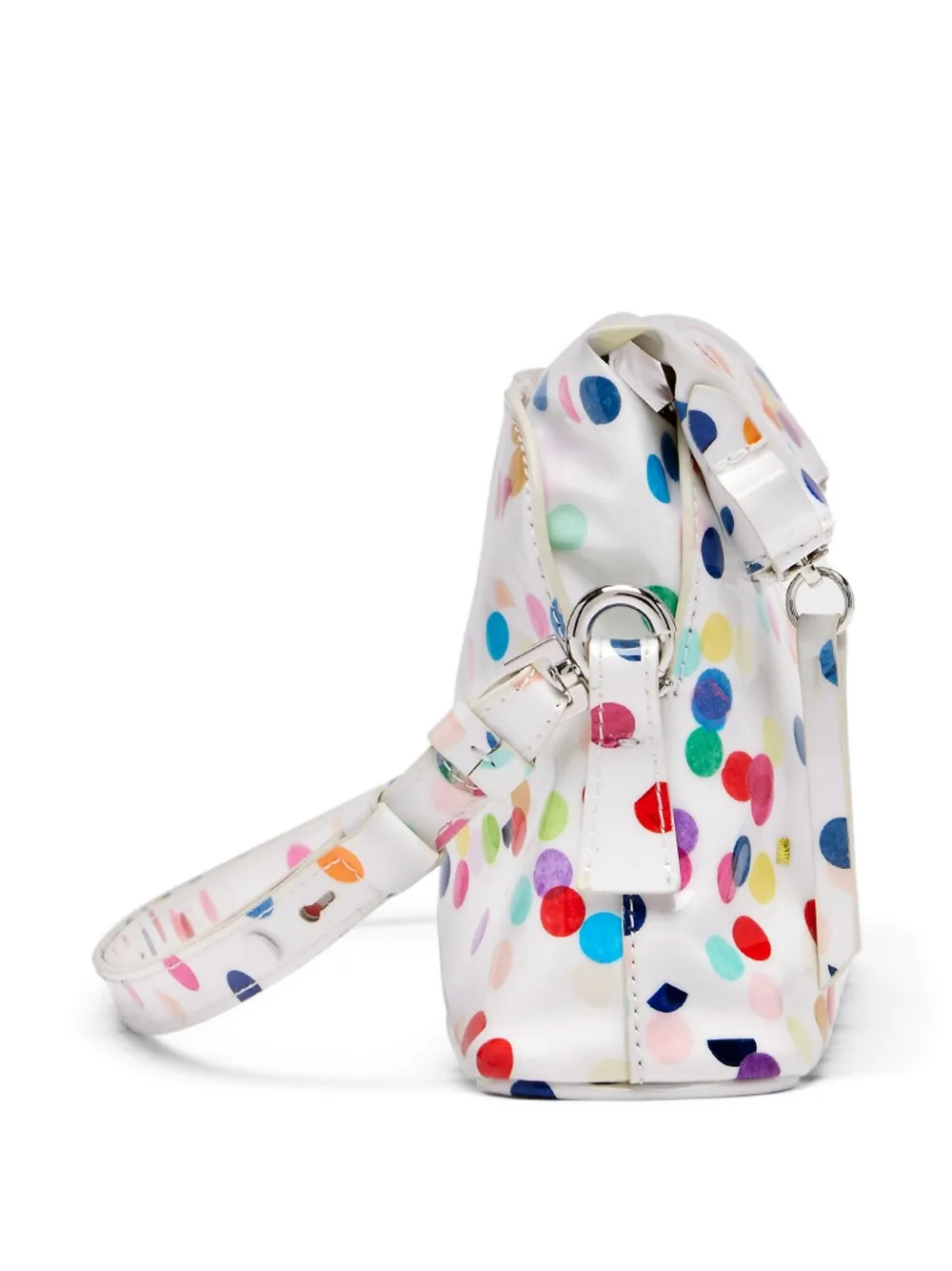 Maison Margiela 5AC buidel met confettiprint Wit
