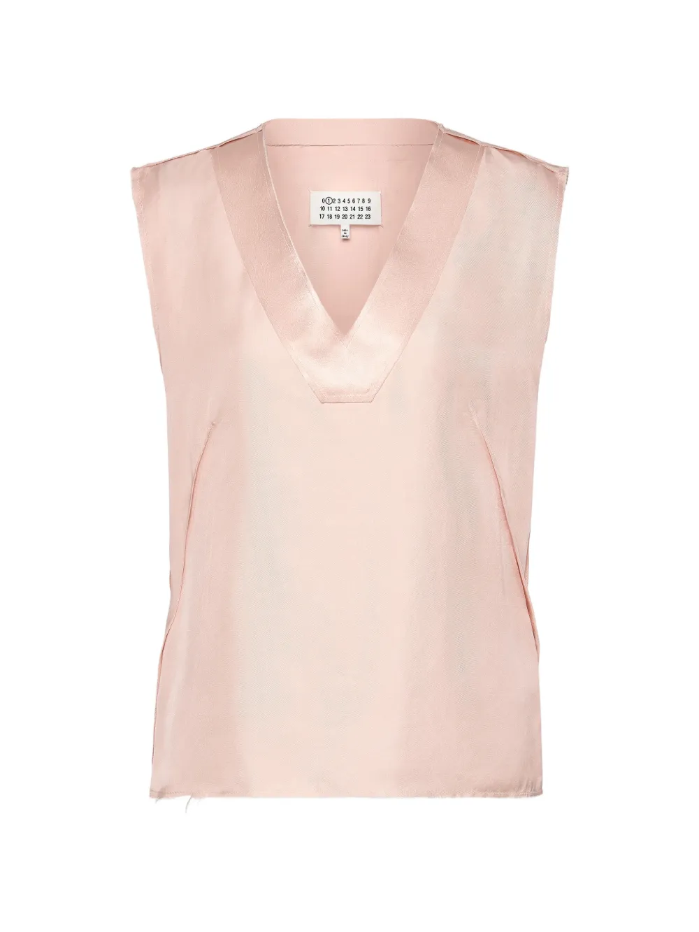 Maison Margiela V-neck sleeveless top - Rosa