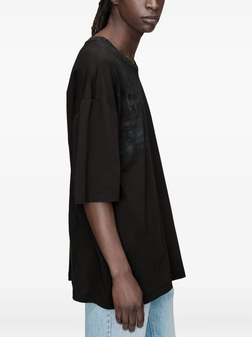 Maison Margiela T-shirt met logoprint Zwart