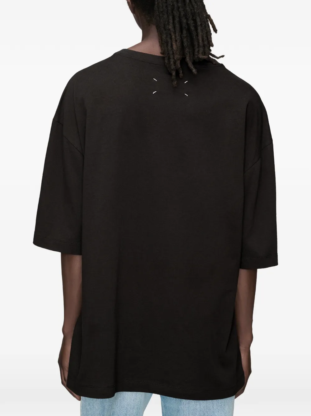 Maison Margiela T-shirt met logoprint Zwart