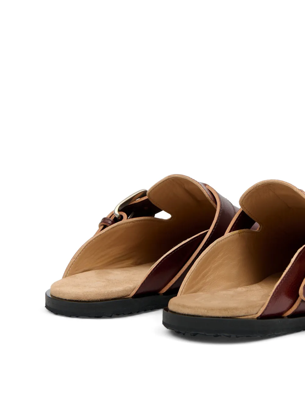 Maison Margiela Tabi muiltjes met gesp Bruin