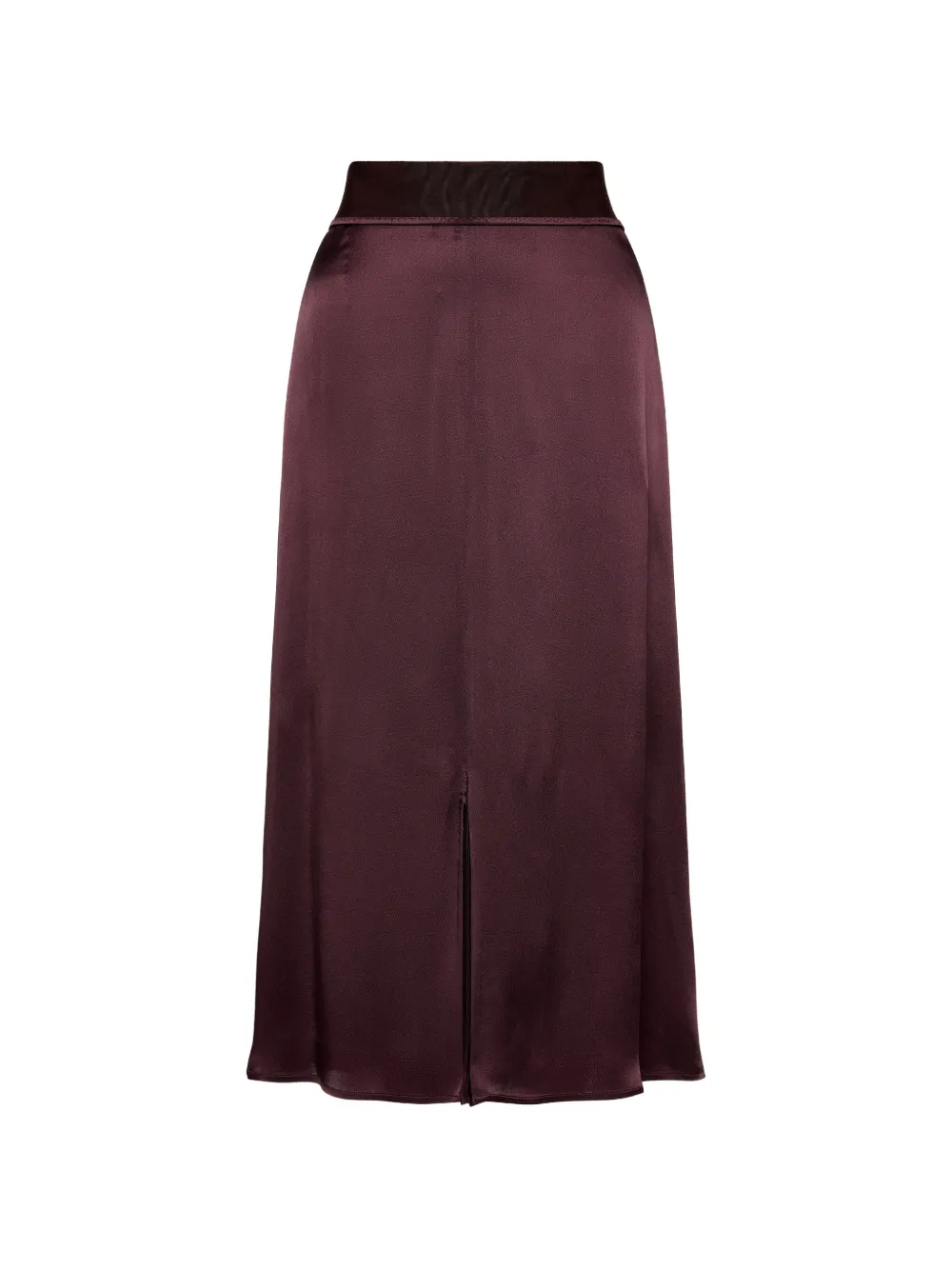 Maison Margiela Satijnen midi-rok Rood
