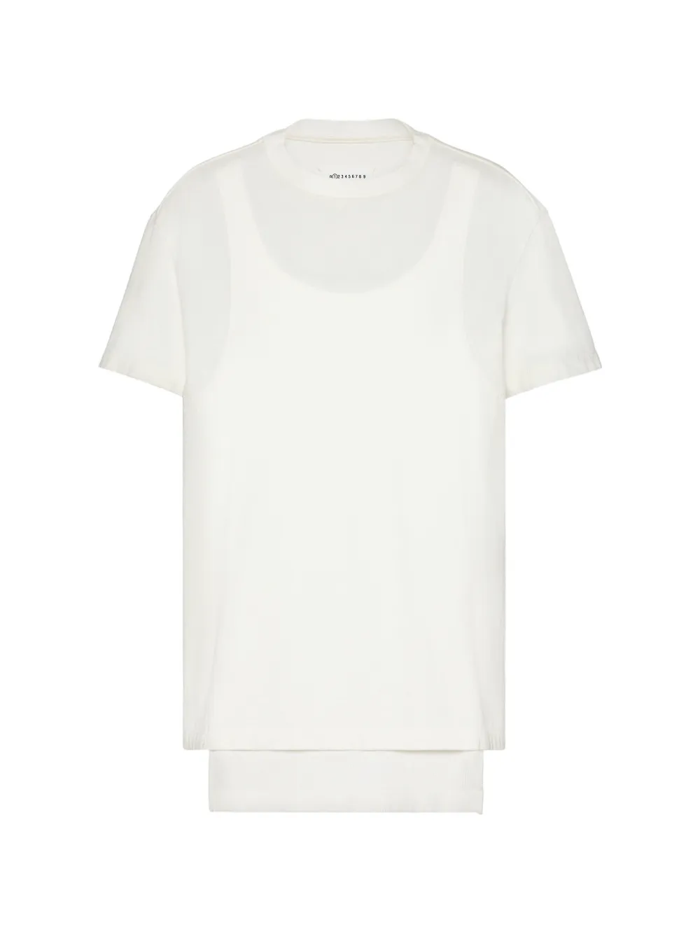 Maison Margiela layered T-shirt - Weiß