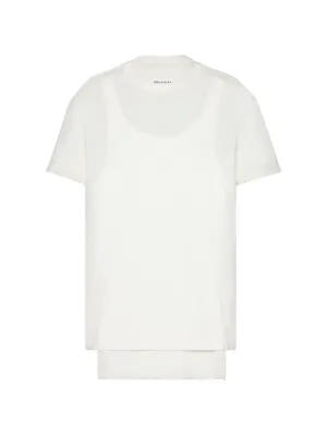 Stella McCartney レーストリム Tシャツ | ホワイト | FARFETCH JP