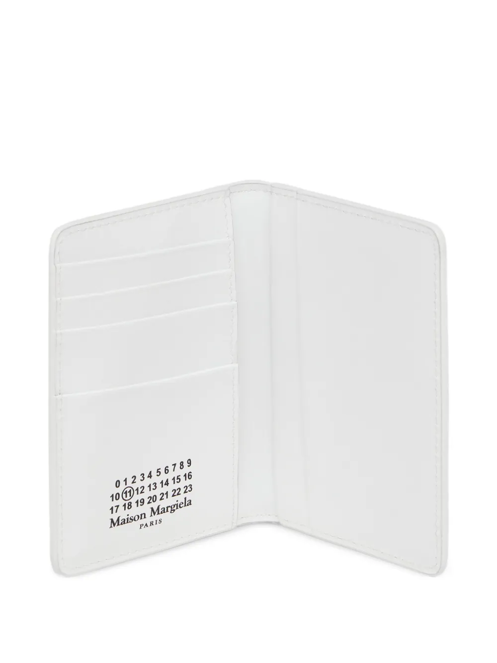 Maison Margiela Leren pasjeshouder Wit