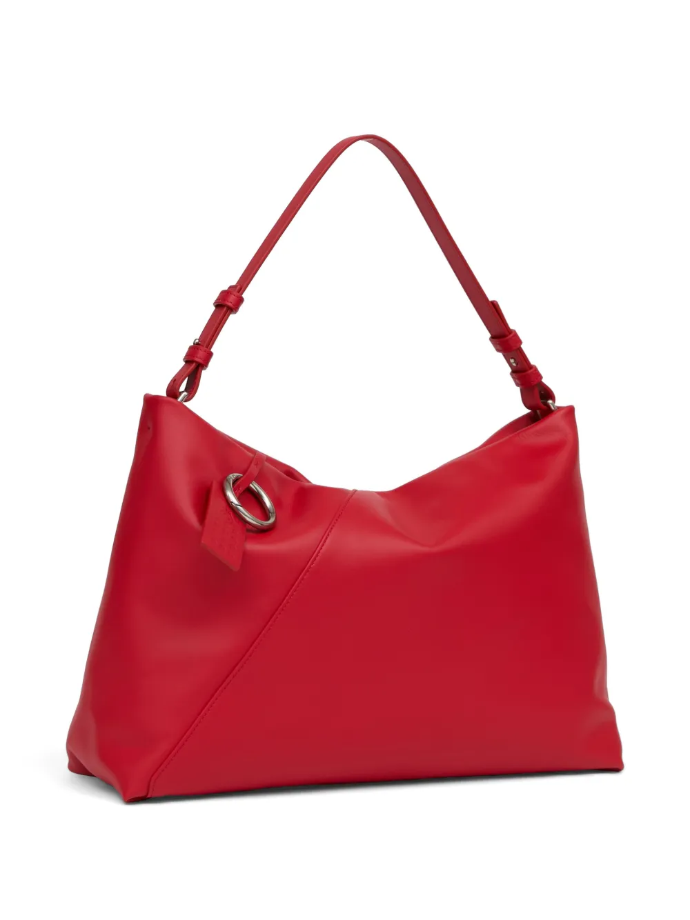 MM6 Maison Margiela Japanese Folded Leather Pochette in Red, view 5