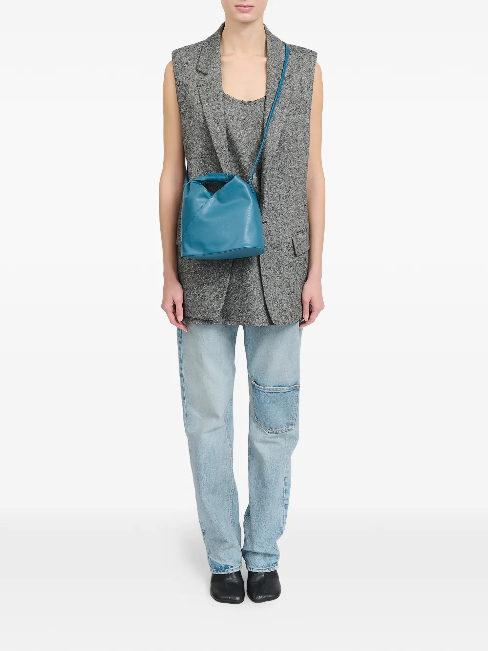 MM6 Maison Margiela Japanese mini-tas met origami-print Blauw