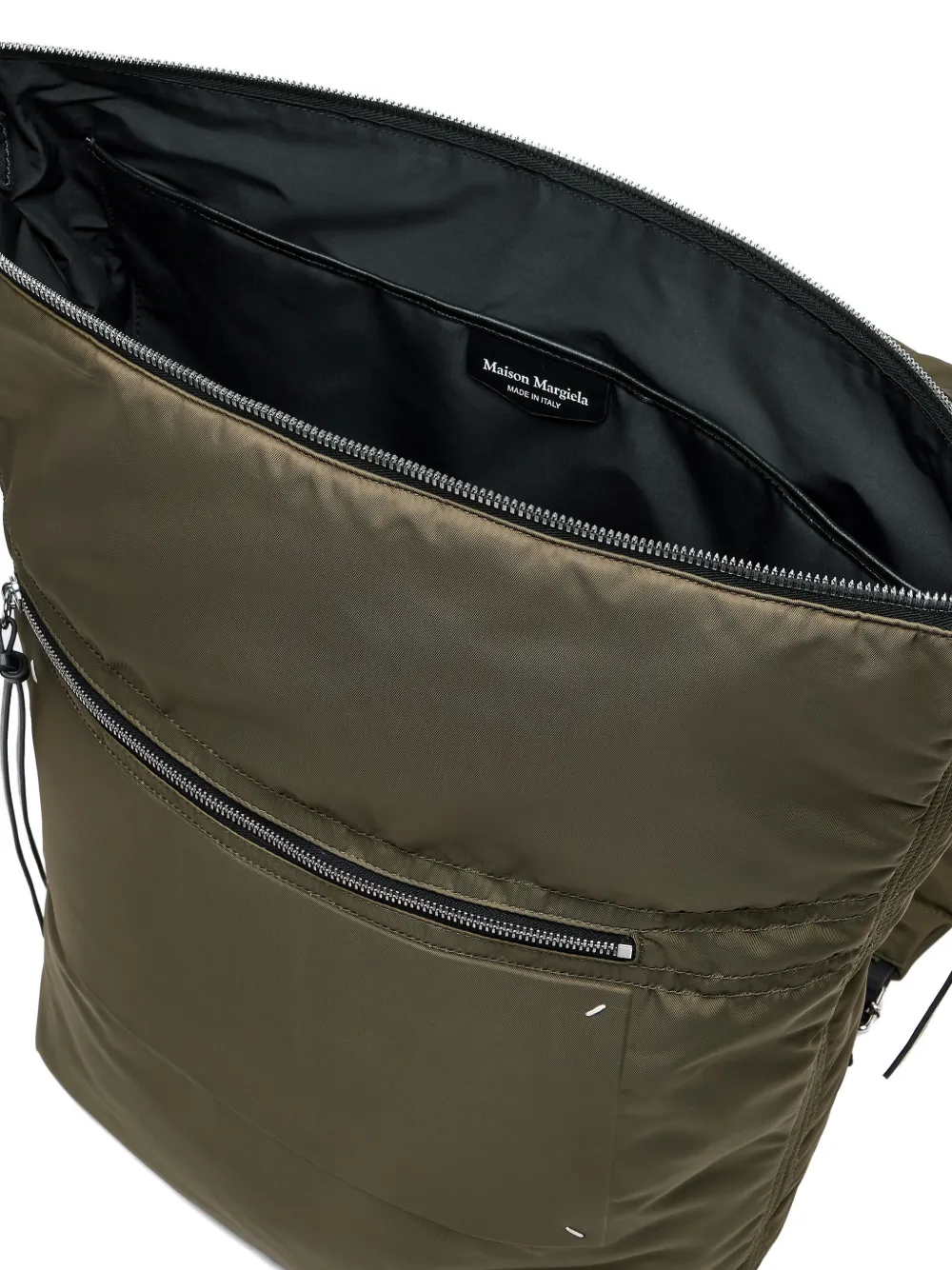 Maison Margiela Rugzak met ritssluiting en vier stiksels Bruin