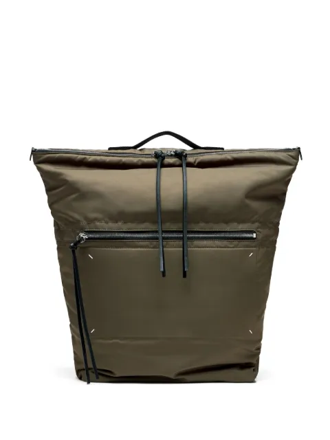 Maison Margiela Zip Line four white stitches backpack
