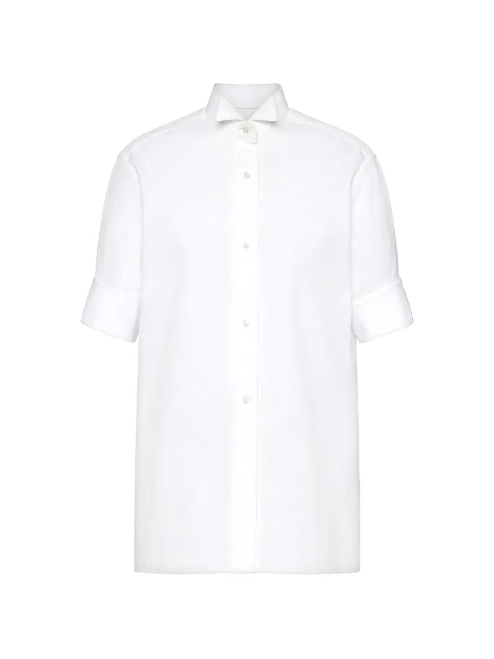 Maison Margiela wing-collar short-sleeve shirt - Bianco