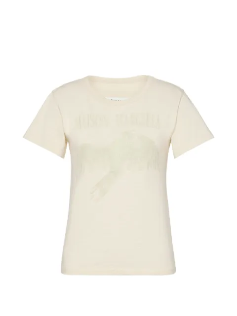 Maison Margiela playera con motivo de pájaro