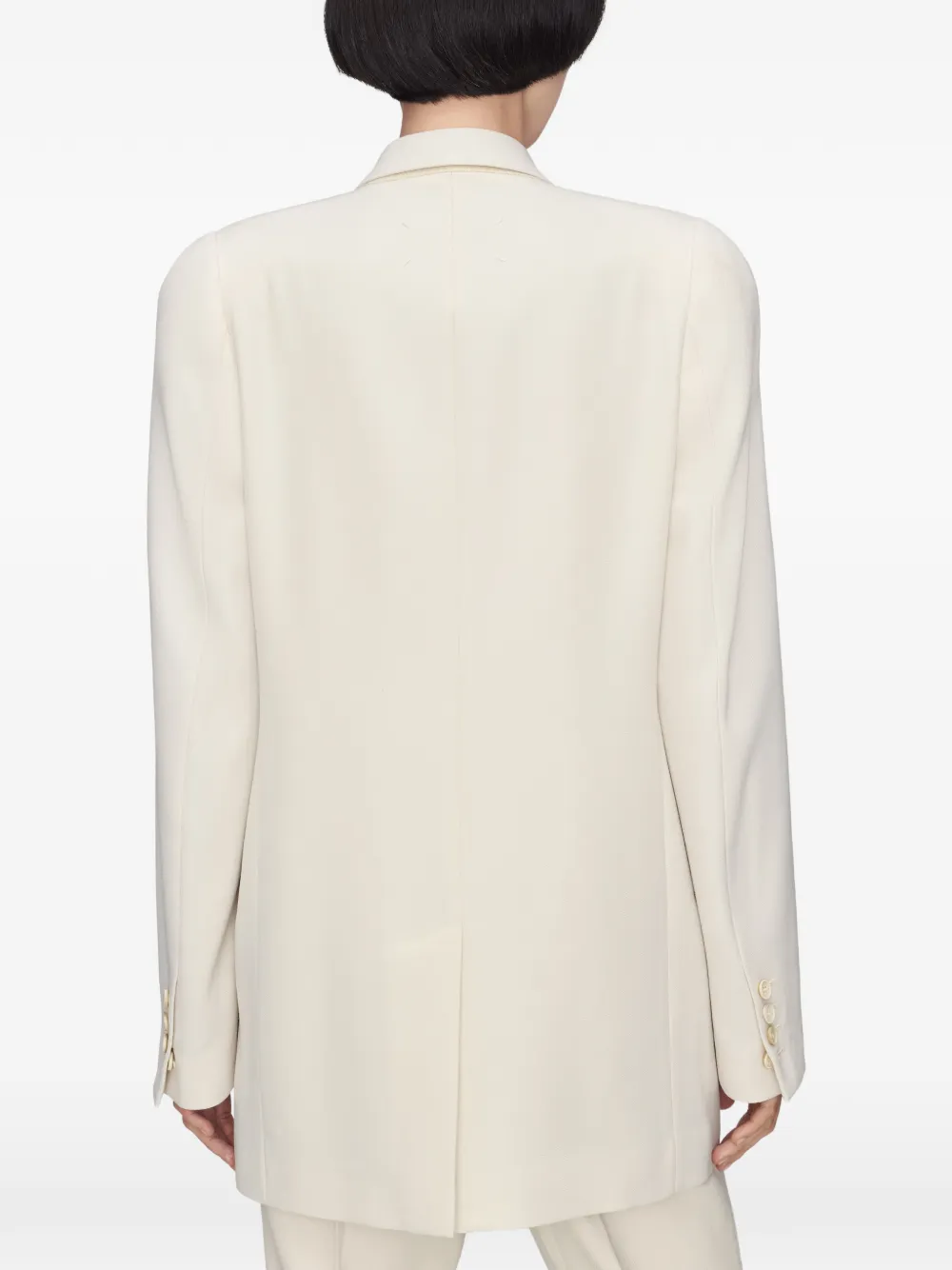 Maison Margiela Blazer met dubbele rij knopen Wit