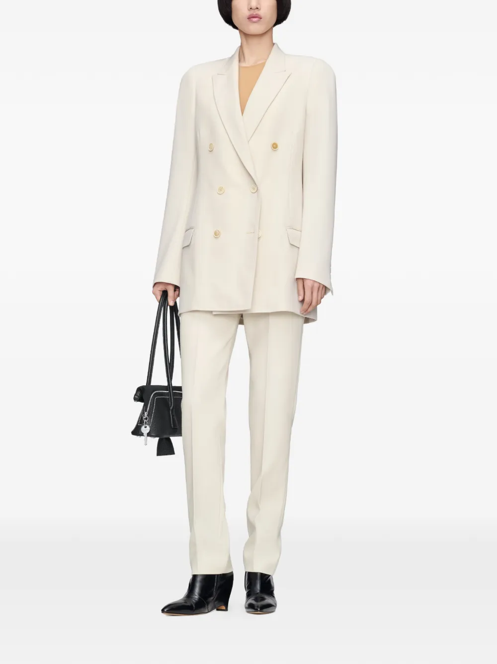 Maison Margiela Blazer met dubbele rij knopen Wit