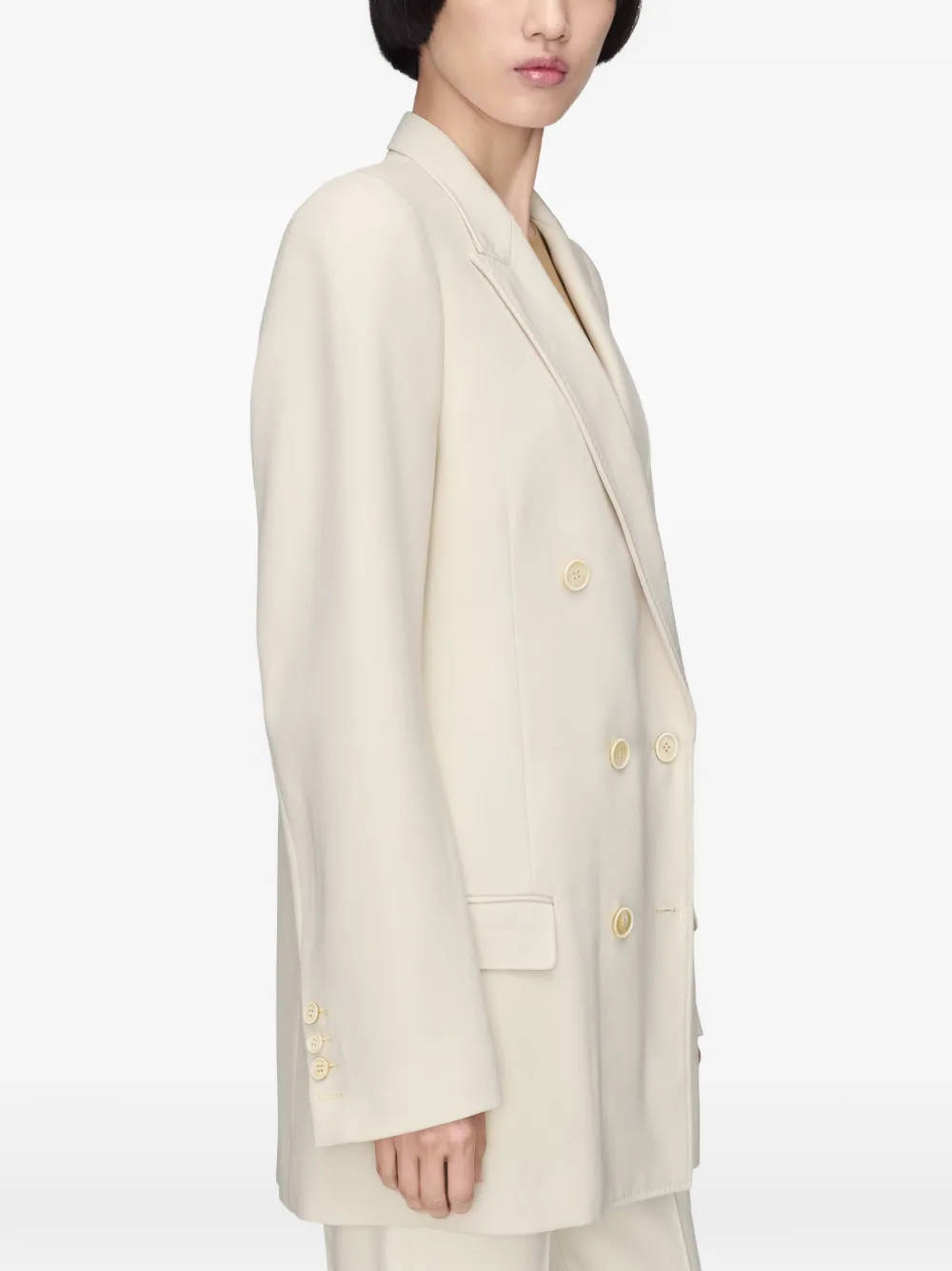 Maison Margiela Blazer met dubbele rij knopen Wit