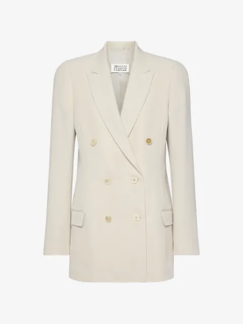 Maison Margiela blazer con doble botonadura