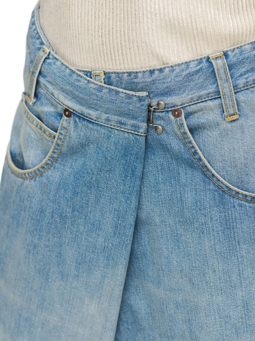 Maison Margiela Asymmetrische jeans Blauw