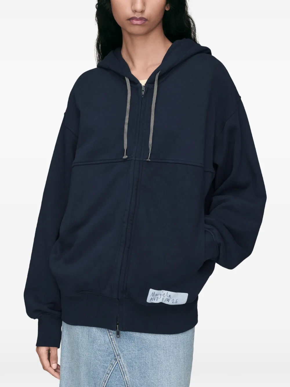 Maison Margiela Hoodie met grafische print Blauw