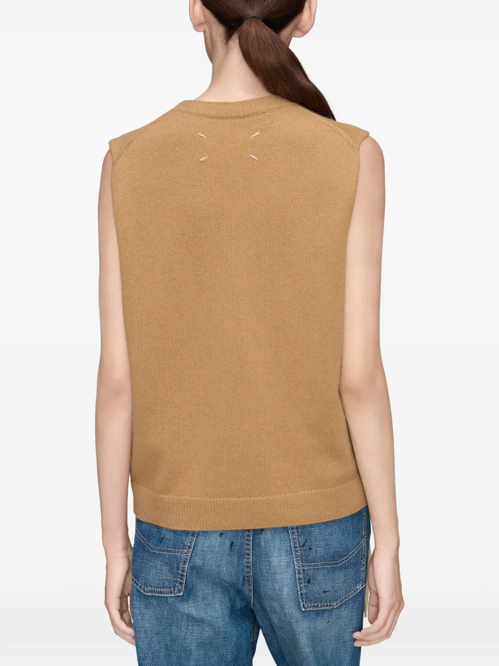 Maison Margiela Gelaagde spencer Beige