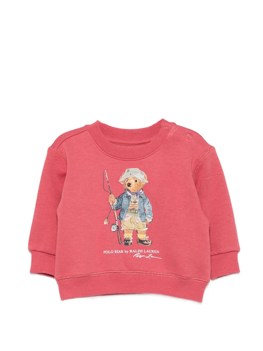 POLO RALPH LAUREN KIDS logo-print sweater - Rosso