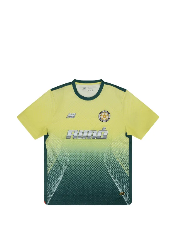 Aimé Leon Dore Gradient-print Mesh T-shirt in Yellow