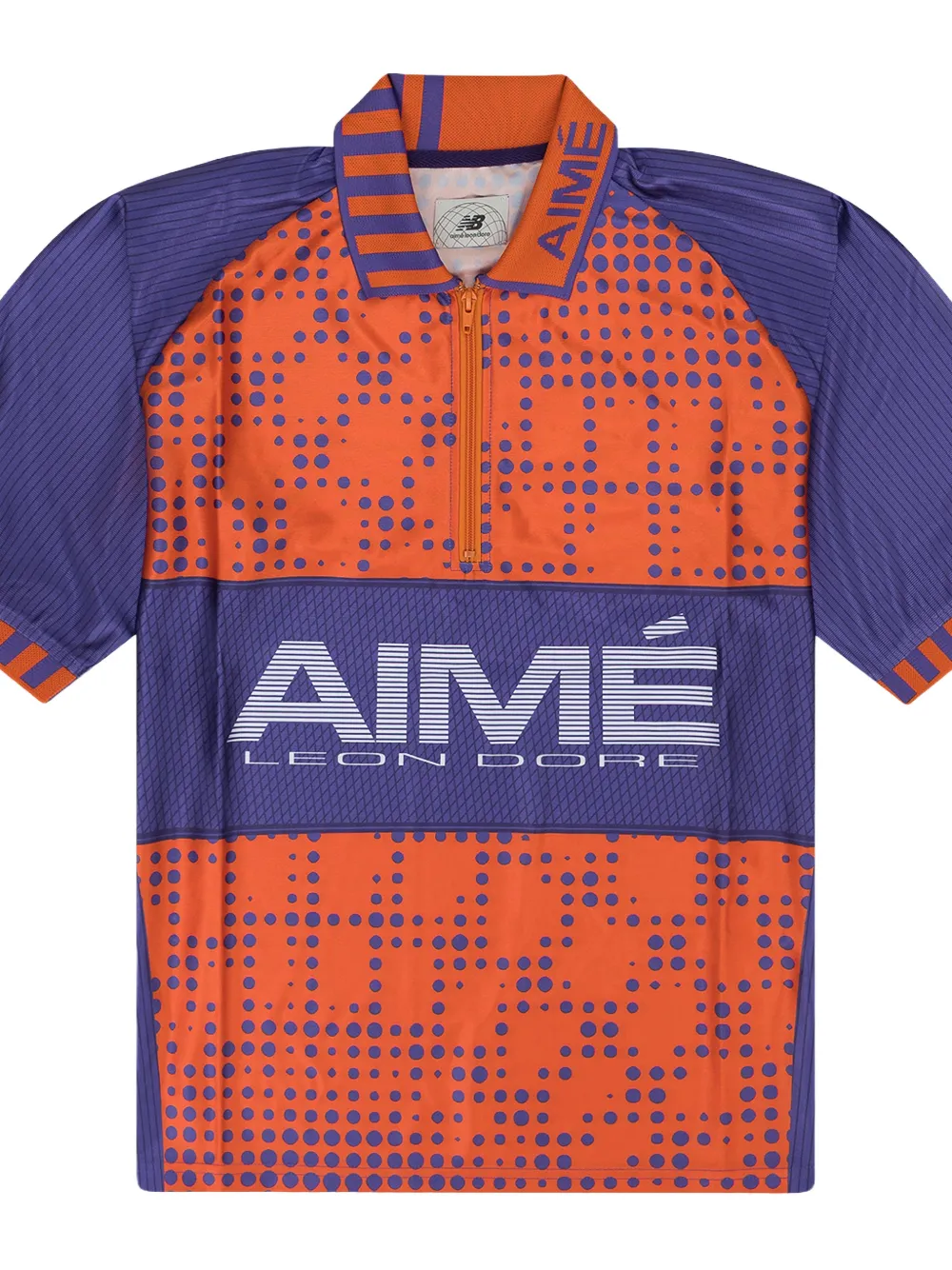 Aimé Leon Dore x New Balance overhemd met rits Oranje