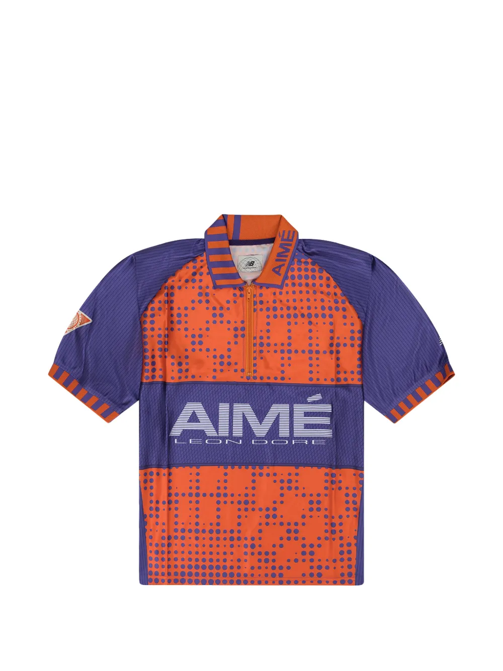 Aimé Leon Dore X 뉴발란스 집업 셔츠 | 오렌지 | Image 1