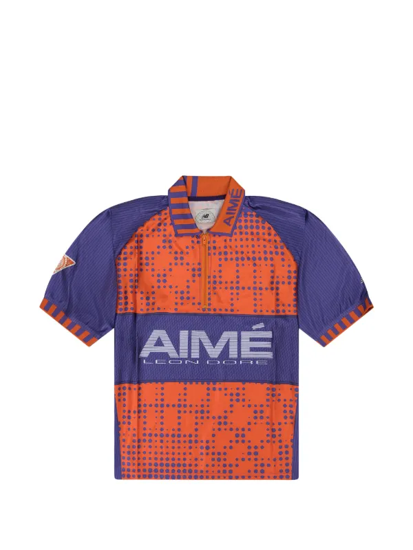 Aimé Leon Dore X New Balance Zip-up Shirt in Orange