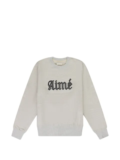 Aimé Leon Dore houndstooth-appliqué sweater