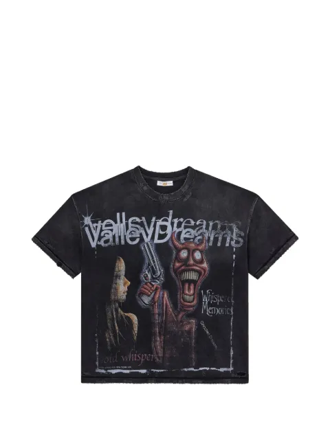 Vale Psychopath graphic-print distressed T-shirt
