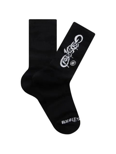 GODSPEED New Age logo-intarsia socks
