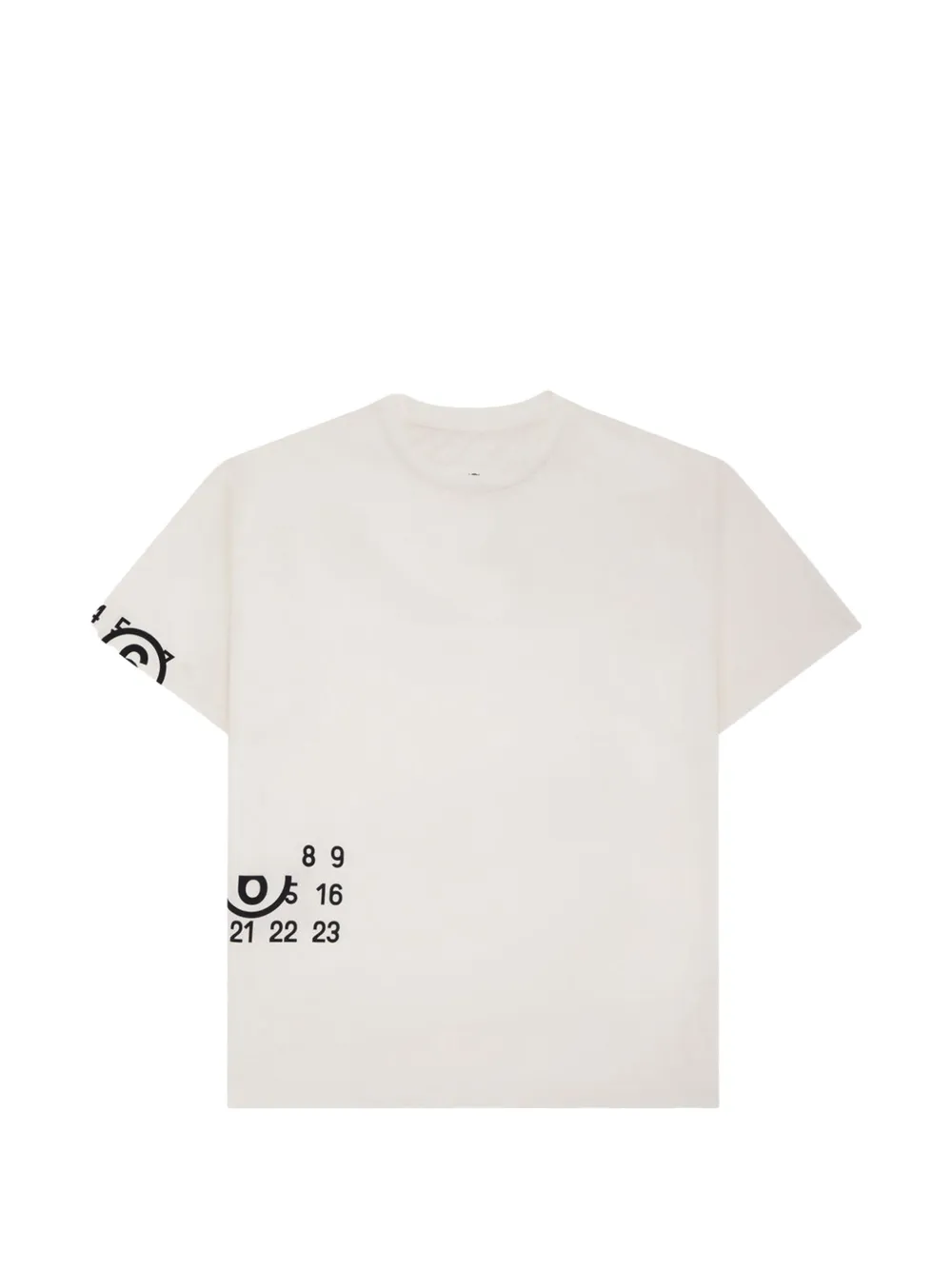 MM6 Maison Margiela MM6 Spiga logo-print T-shirt - Bianco