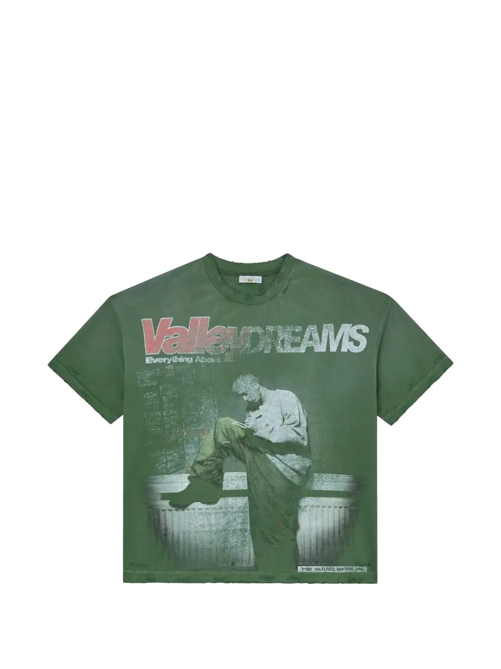 Vale Valley Dreams Print T-shirt In Brown
