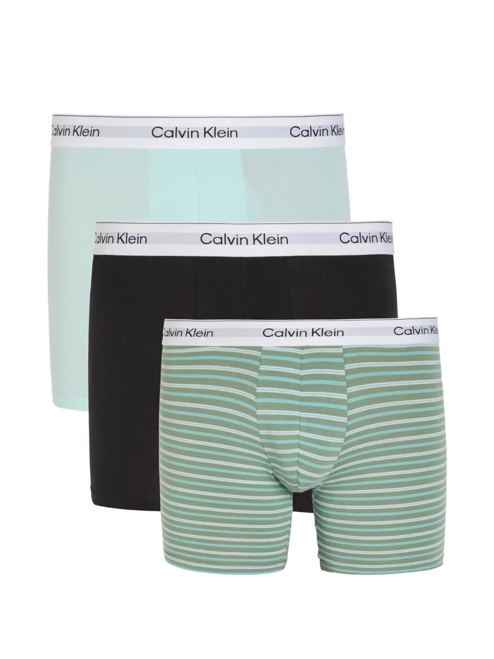 Calvin Klein logo-waistband boxer briefs (set fo three) - Nero