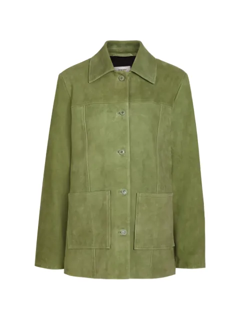 Reformation Lincoln suede shirt jacket