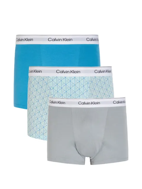 Calvin Klein logo-waistband trunks (set of three) 