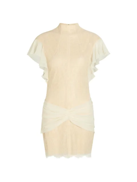 De La Vali Noor ruffled-detail mini dress