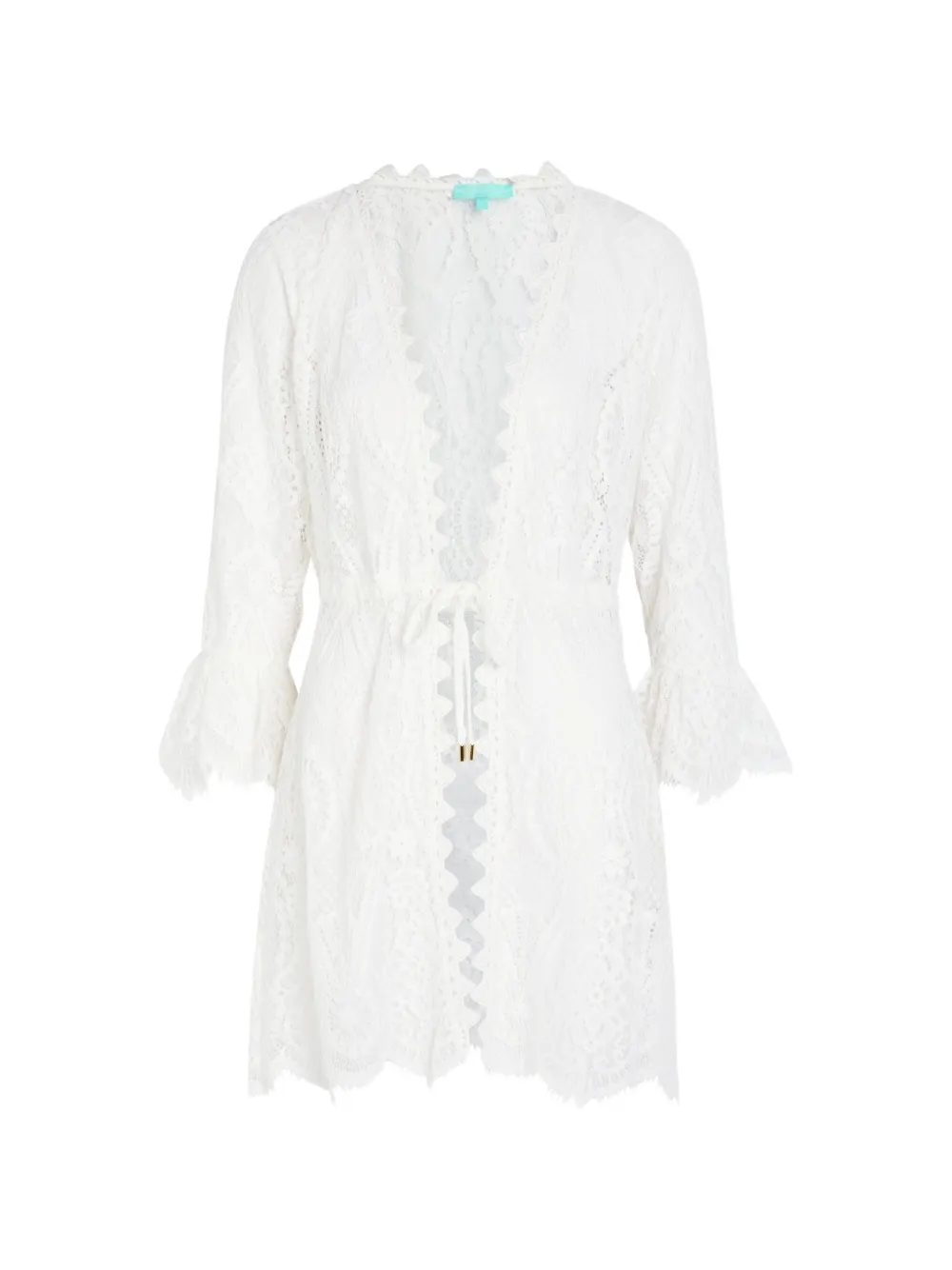 Melissa Odabash Naias Lace-knit Kaftan