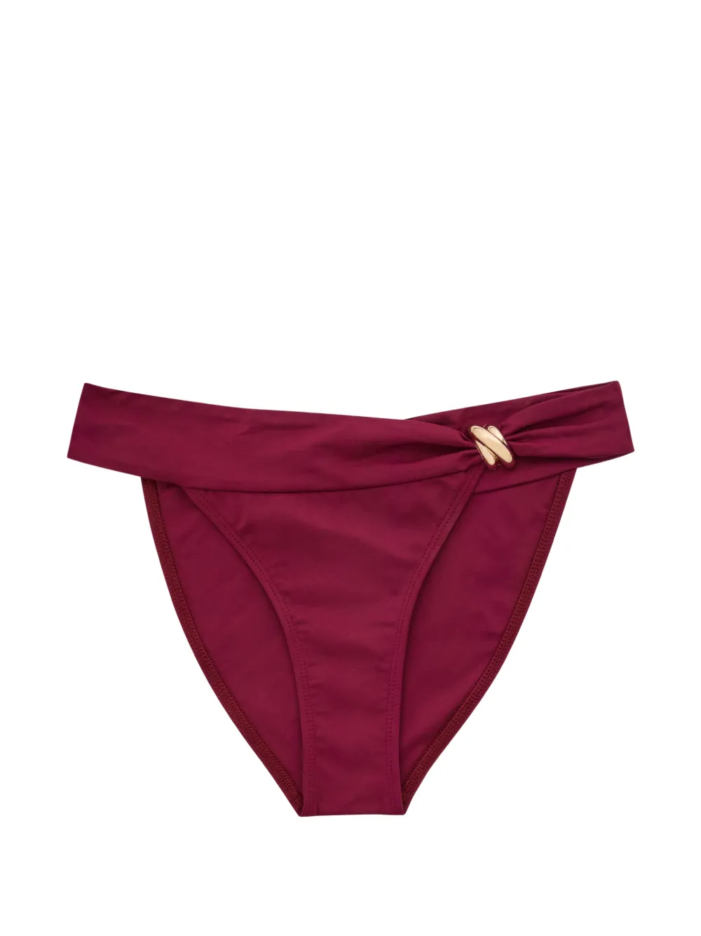 AWAY THAT DAY Formentera hardware-detail bikini bottoms - Rosso