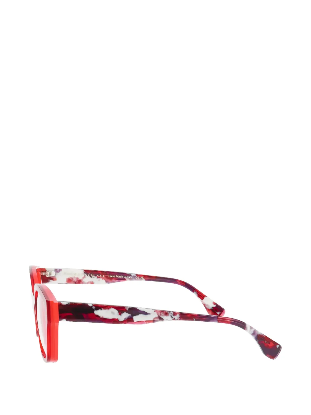 Face À Face Offset1 Cat-eye Glasses In Red