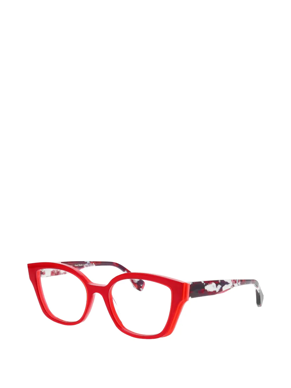 Face À Face Offset1 Cat-eye Glasses In Red