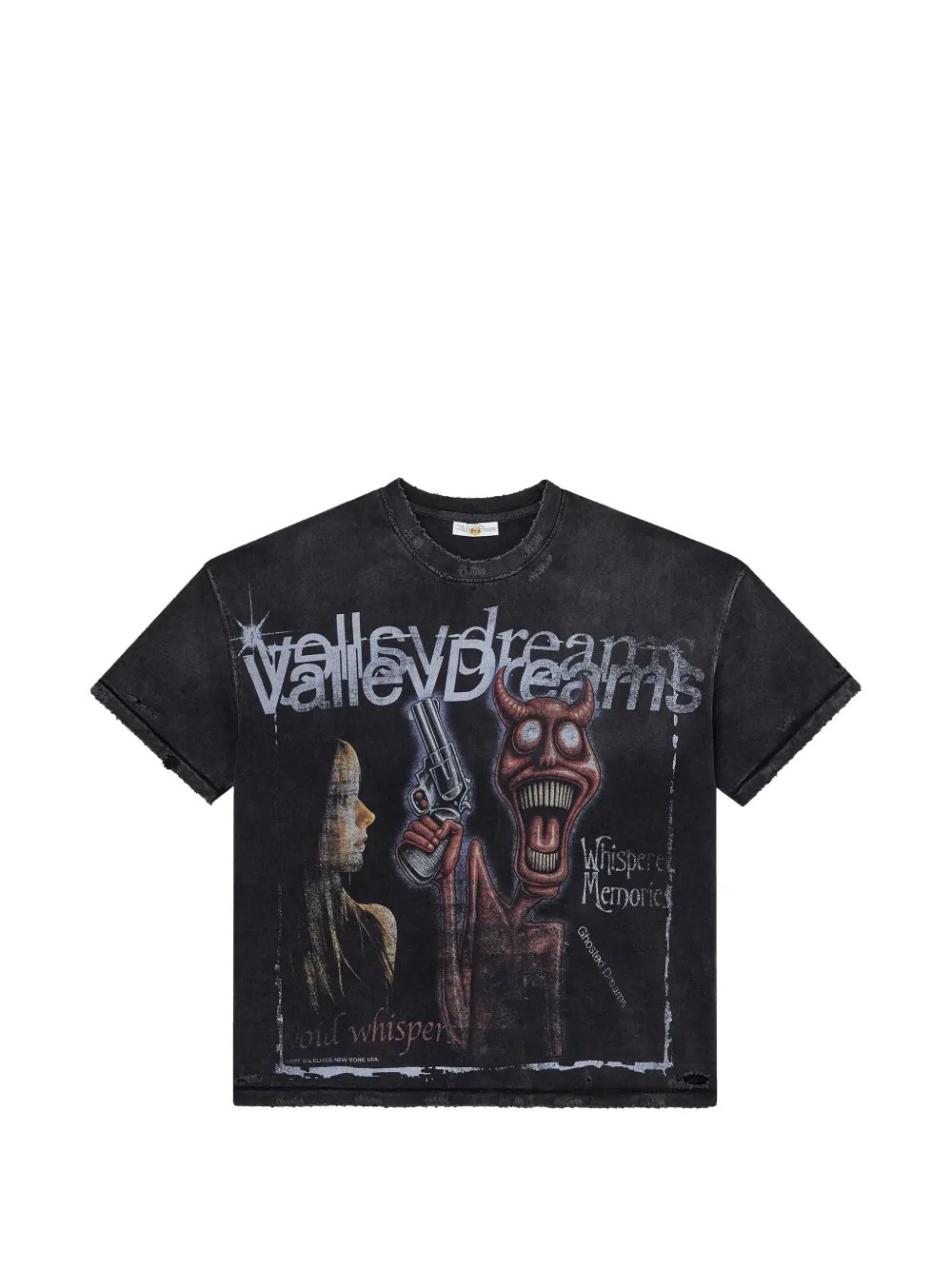 Vale Psychopath Graphic-print T-shirt In Black